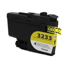 Compatible Cartridge for Brother LC3233 Yellow.