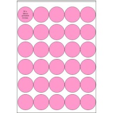 24 x A4 Printable Edible Icing Sheets with 30 Pre-cut 38mm Circles per Sheet