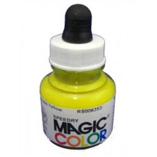 Liquid Acrylic Ink 28ml bottle with pipete MC180 - Fluorescent Yellow